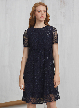 海兰丝 奢睿 女装短袖连衣裙 商场同款 春夏新款S212OP66连衣裙