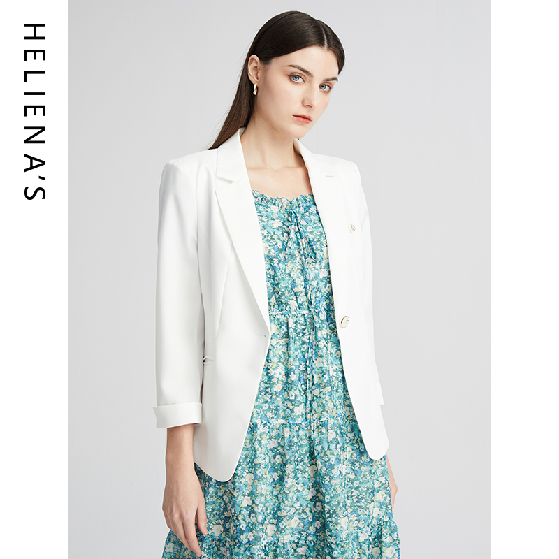 海兰丝气质通勤干练时尚小西装