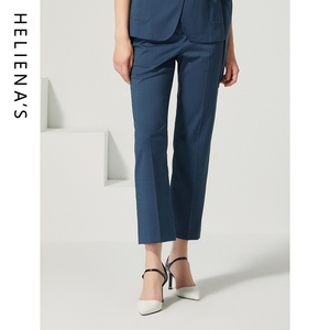 海兰丝复古黑色高级感西装裤气质正装裤子 职业工作裤 H223SL03