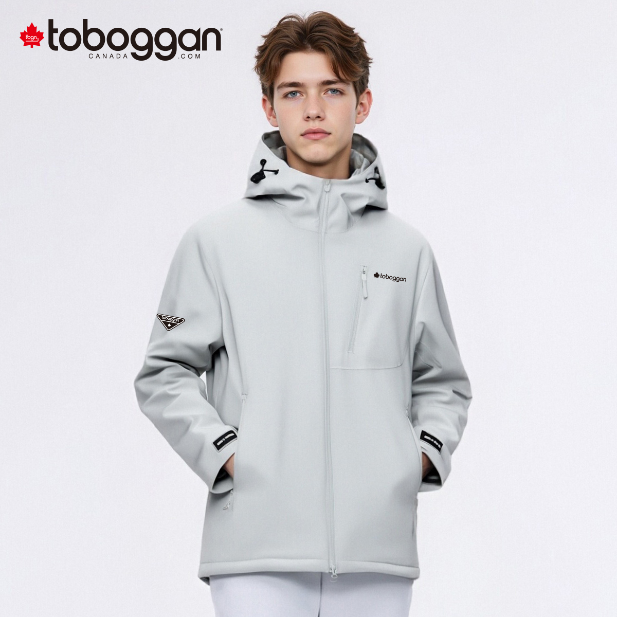 加拿大雪橇男女同款棉外套连帽防风防泼水TB527819（395418580）