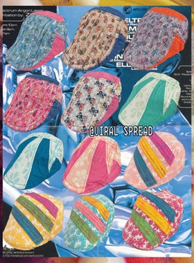 VIRAL SPREAD 复古y2k辣妹俏皮夏日花朵蝴蝶撞色鸭舌帽千禧贝雷帽