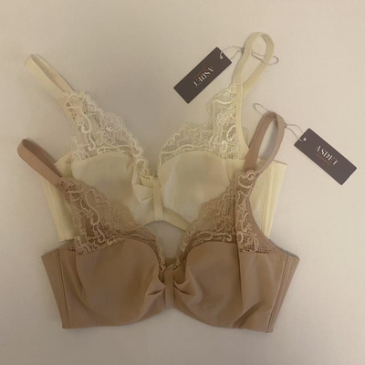 大胸显小超薄软钢圈桑蚕丝文胸