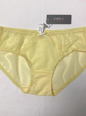 断码特价娅茜内裤女透明网纱蕾丝性感女中低腰三角短裤头223306