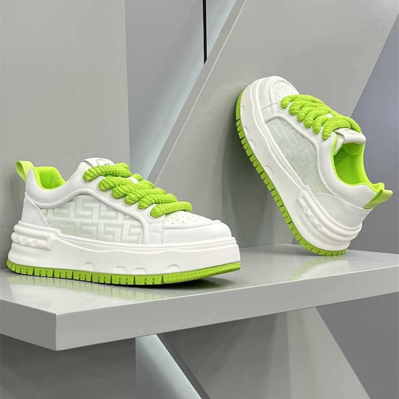 2025春夏新款透气增高小白鞋