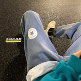 WH08*加厚P50特港风新品加绒加厚保暖潮牛仔裤男宽松，男装牛仔裤，电商A007-3