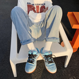 WH30*P50【主图数据好】港风新品男士直筒宽松九分牛仔裤薄男潮，男装牛仔裤，电商A007-3