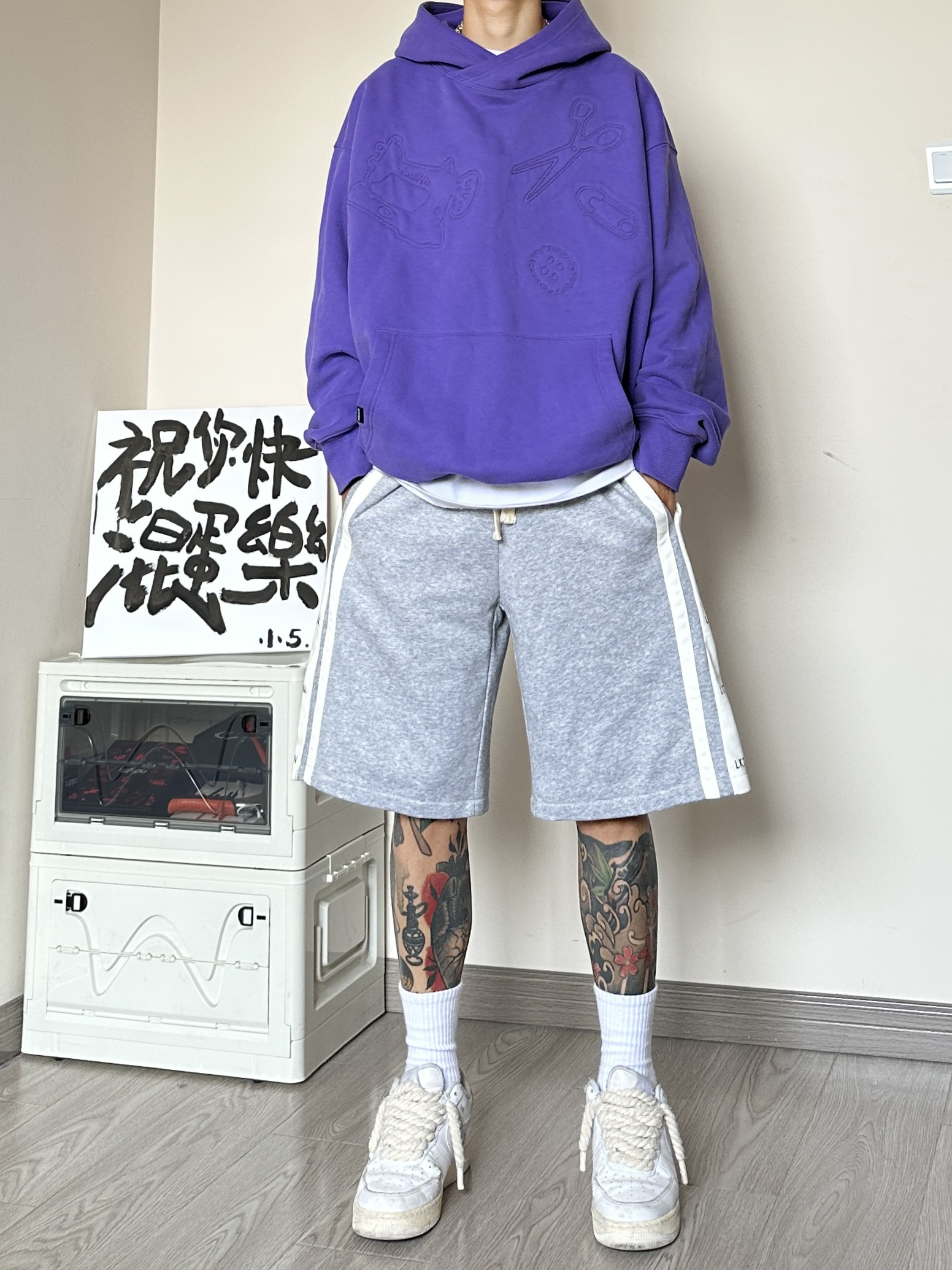 AK35*P48直播严选数据款~夏男短裤沙滩裤宽松潮流运动拼接休闲裤，男装休闲裤，电商A007-3