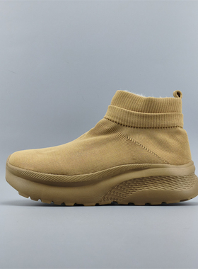 外贸男女一脚蹬运动休闲鞋冬季加绒保暖厚底缓震轻便舒适户外潮鞋