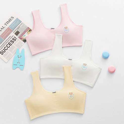 厂家直销纯棉发育期少女文胸女童内衣女学生初高中女孩文胸10-18