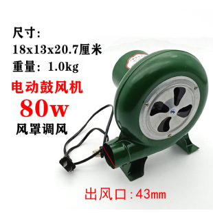 柴火炉专用鼓风机220v强力家用小型炉灶调速机烧烤油炉助燃吹风机