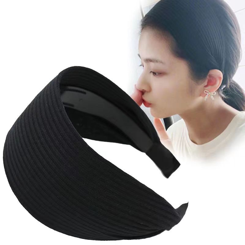 绝美发箍女日常外戴加宽高颅顶遮发缝头箍洗脸发带秋冬遮白发发捆