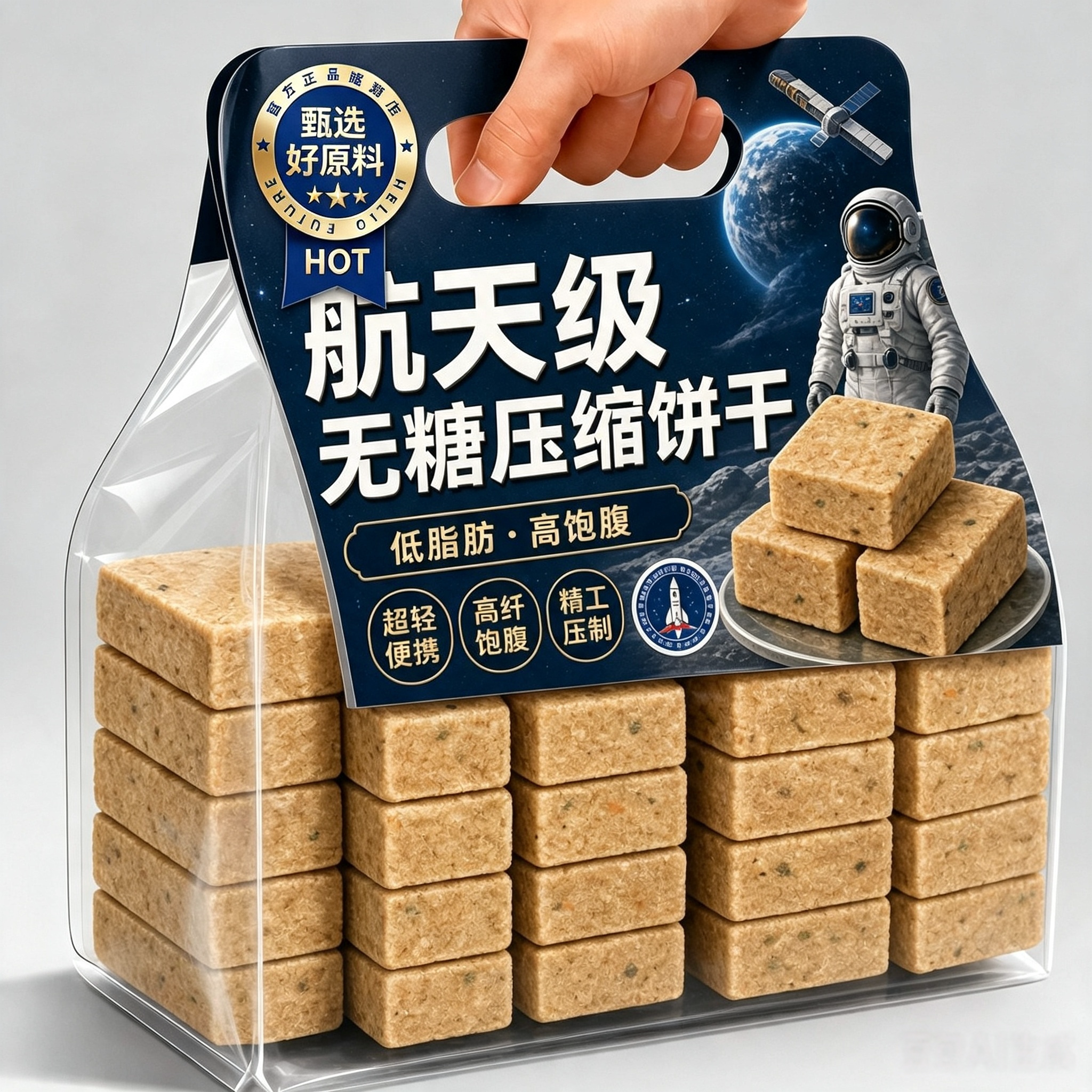 央妈推荐压缩饼干营养代餐饱腹