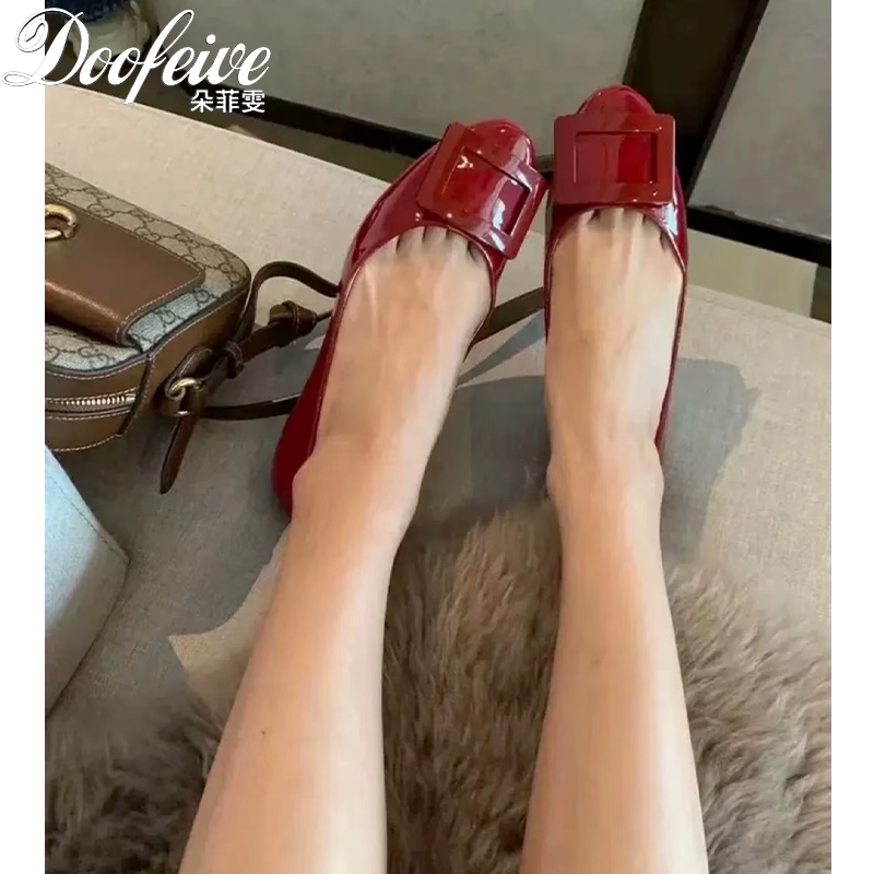 超软平底芭蕾单鞋女通勤工作鞋ol