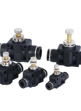 BAOCN厂家直销黑色气快插接头SA PU PV PY PE管道二通气动元件