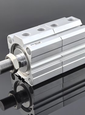 薄型气缸双倍力气动元件ACQT16/25/5080X5X20X30X40SB带磁外牙