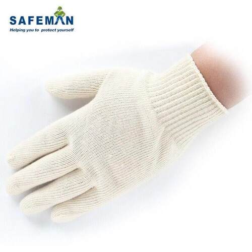 君御Exsafety71005C500克白兔棉线手套21支纱10付/包