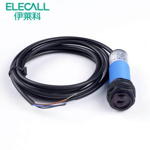 伊莱科ELECALL光电开关传感器漫反射型三线NPN常开ELE18S-A30