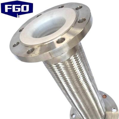 FGO不锈钢内衬四氟金属编织波纹软管长度300mmBWGF46-16PPN16DN20