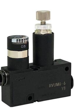 PISCO微型调压阀减压阀RVUM4-4LRMA-QS-6LRMA-QSRVUM6-6