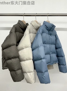 现货toogood韩国东大门简约立领短款鹅绒羽绒服外套面包服