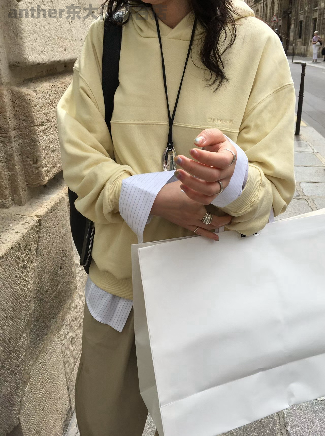 breathe韩国东大门2025秋季新款时尚百搭宽松休闲连帽长袖卫衣