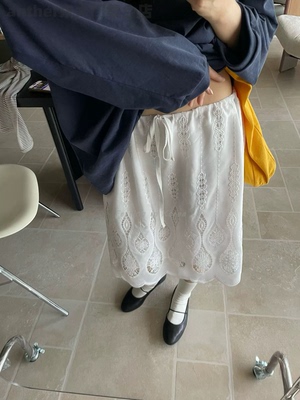 现货tempting韩国东大门2025秋季新款时尚百搭宽松休闲半身裙