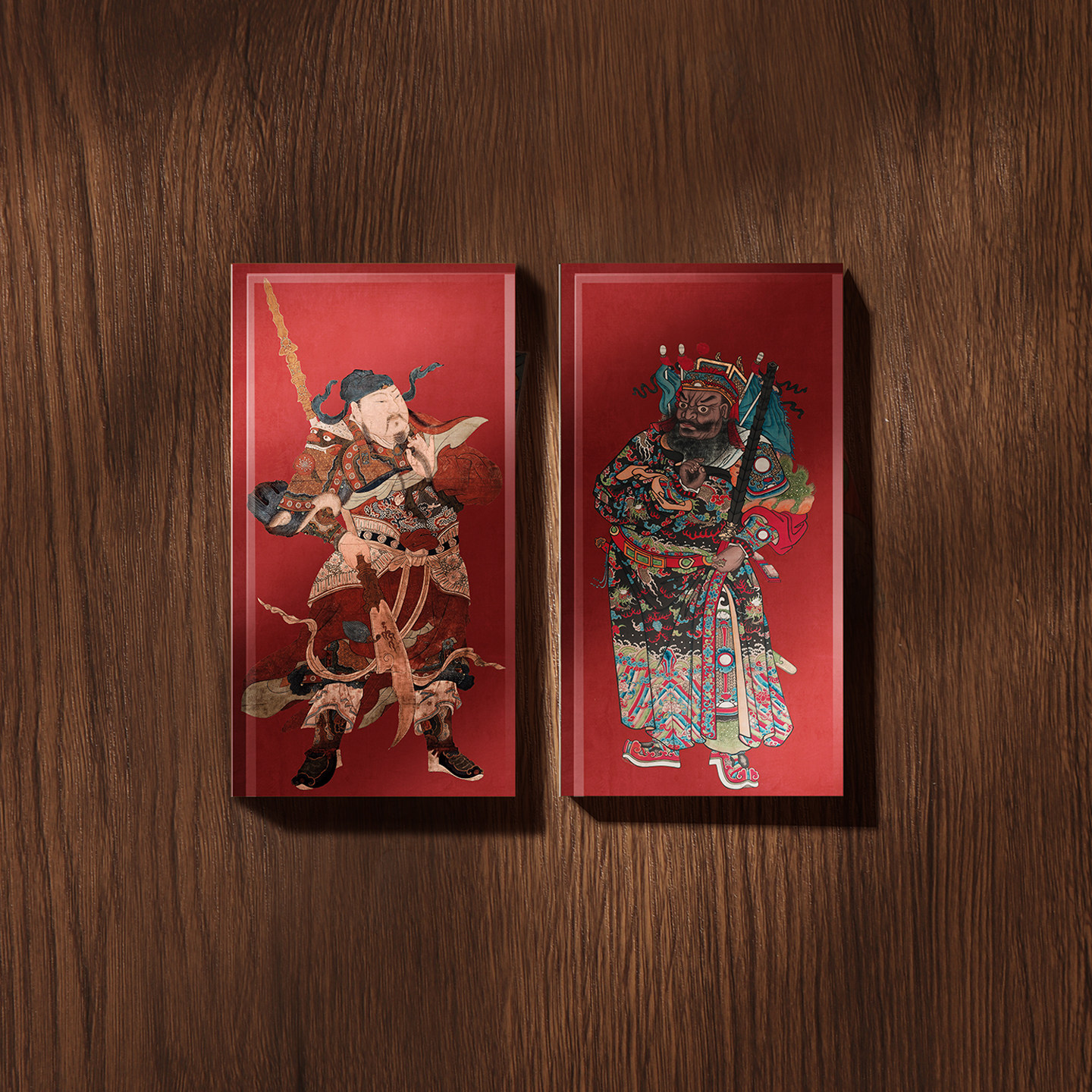 美好寓意国风喜庆传统门神冰箱贴磁贴镇宅个性创意门装饰新年春节,家居饰品,冰箱贴,淘宝优惠券,粉丝福利购,淘宝优惠卷