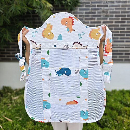 传统老式婴儿背带云南贵州四川宝宝后背广东背巾背扇夏季薄款网格