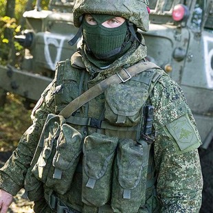 俄罗斯小绿人EMR战术背心 具 复刻俄军6sh117作战装 冷战时代授权