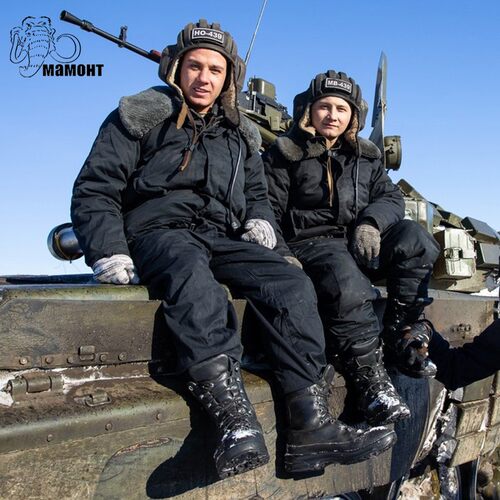 冷战时代俄军公发原品坦克棉服