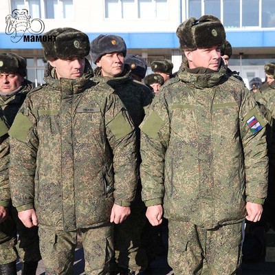 俄军公发P棉防寒作战服