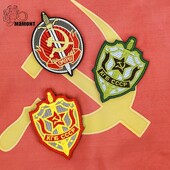 苏联KGB克格勃契卡内务安全总局NKVD臂章俄罗斯军迷士气章魔术贴
