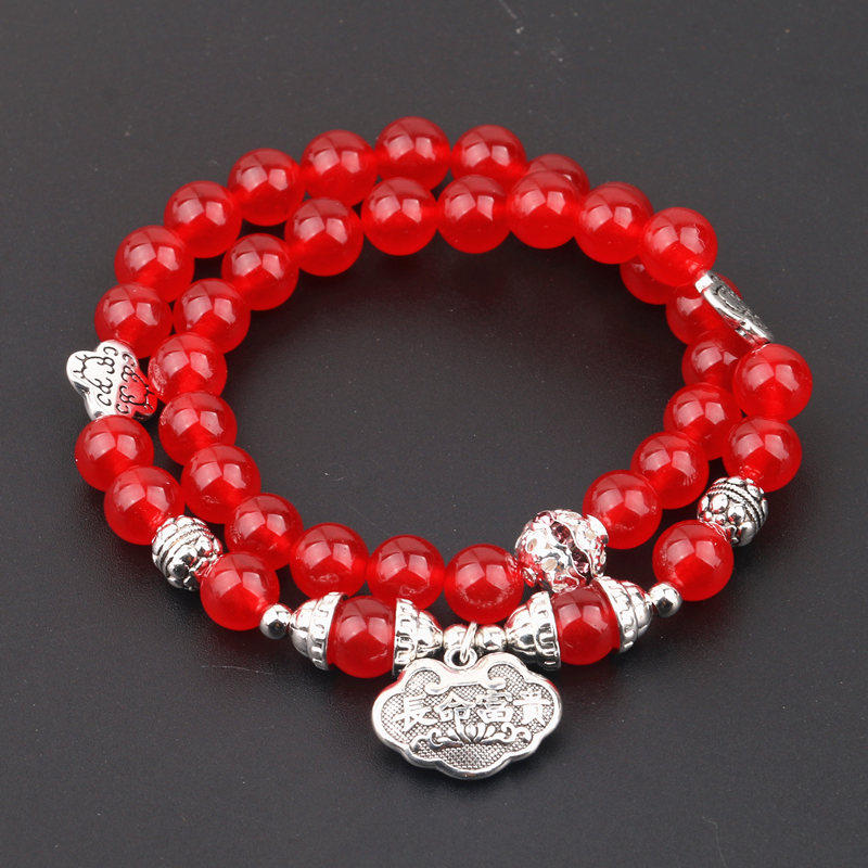 2025新款猫眼石学生送闺蜜礼物手链水晶长命锁多层人造手串手饰,饰品/流行首饰/时尚饰品新,手链,淘宝优惠券,粉丝福利购,淘宝优惠卷