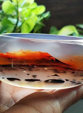 玛瑙印象 海上日出 光芒耀眼涛声阵阵海鸥翱翔水天一色视觉活图61