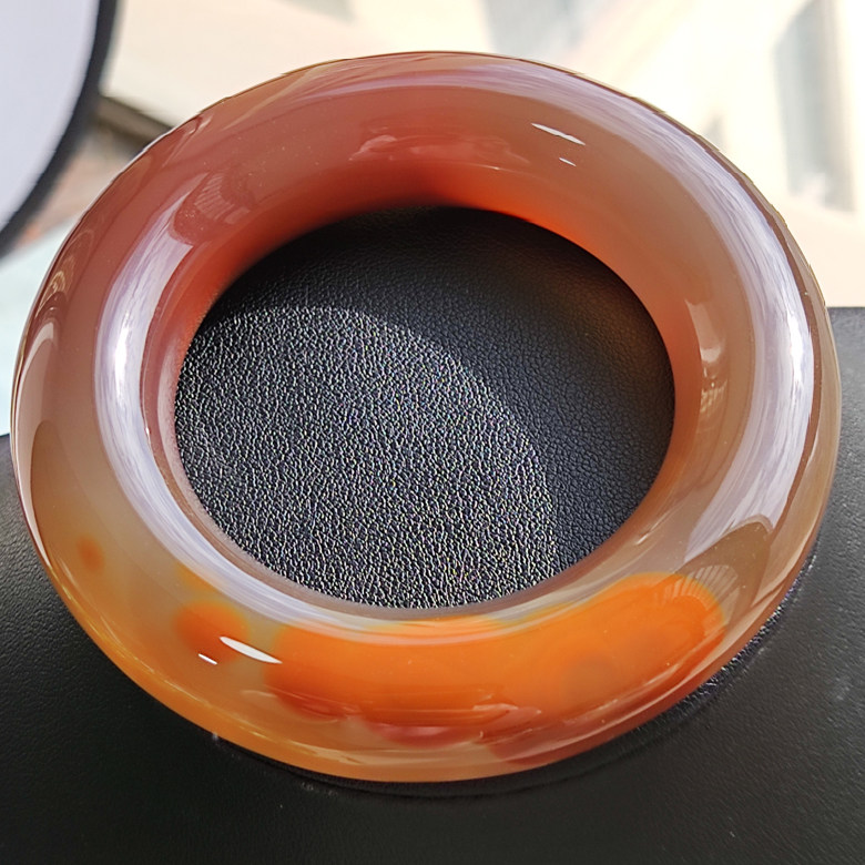 玛瑙印象 时光年轮 纯天然老坑花料玛瑙手镯高档油润实肉胖圆条54,饰品/流行首饰/时尚饰品新,手镯,淘宝优惠券,粉丝福利购,淘宝优惠卷