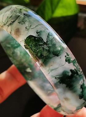 玛瑙印象纯天然巴西水草手镯