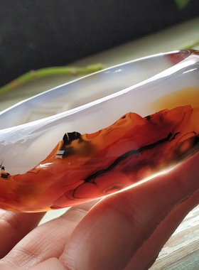 天然立体温柔风玛瑙手镯