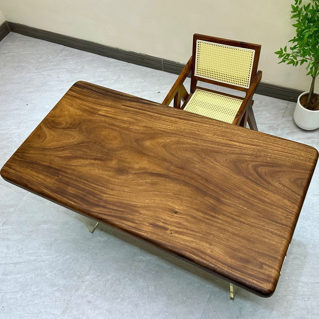 156*78*6原木整板上新胡桃木实木大板茶桌书桌家用茶几餐桌茶空间