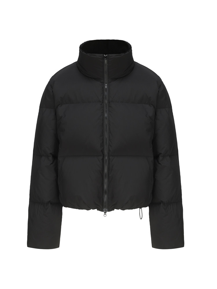 TAICHIISM 화이트 덕 다운 스탠드 칼라 다운 재킷 짧은 와이드 박시 재킷 남성용 두꺼운 따뜻한 클린핏 재킷