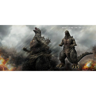 预定定金 万代 可动手办 SHM 哥斯拉 The ride Great Clash 日版