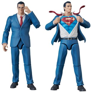 预售定金 Medicom 可动手办 MAFEX 蝙蝠侠缄默 漫画 克拉克 肯特