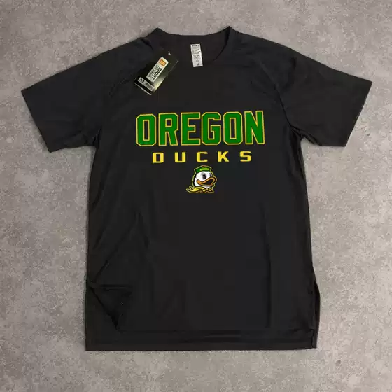 Ncaa North Carolina Oregon American-Style Quick-Drying Breathable Sports Fitness Running T-Shirt Short Sleeves