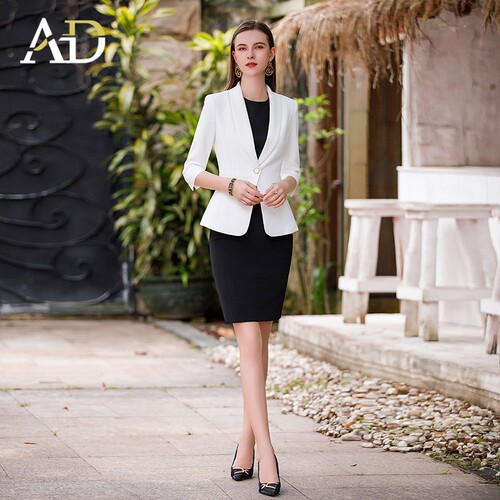 AD商务职场女装秋气质教师工作服