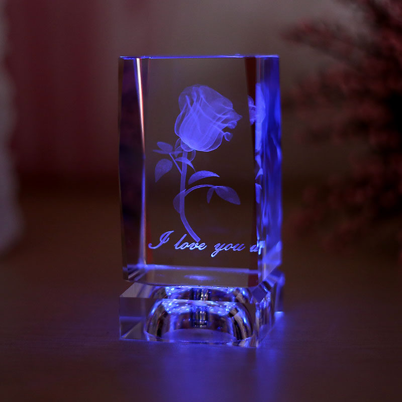 创意实用生日礼物女生水晶摆件diy定制情人节礼物送女友闺蜜礼品