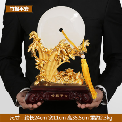 平安扣摆件 招财貔貅葫芦竹子客厅电视柜工艺品店铺开业礼品2066