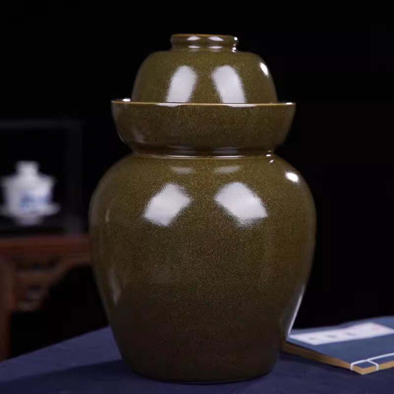 家用陶瓷仿古加厚腌酸菜坛罐