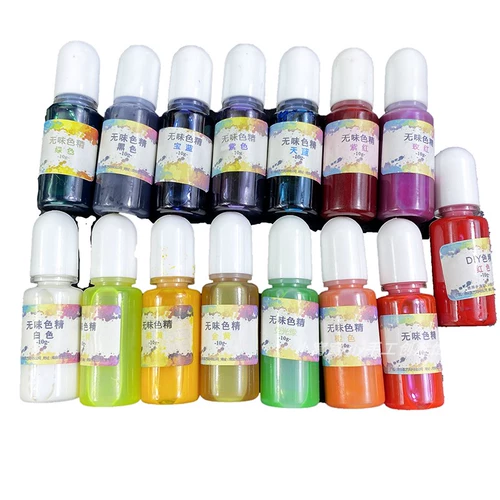 Базовая эпоксидная смола ручной работы, клей, 15 цветов, 10 мл