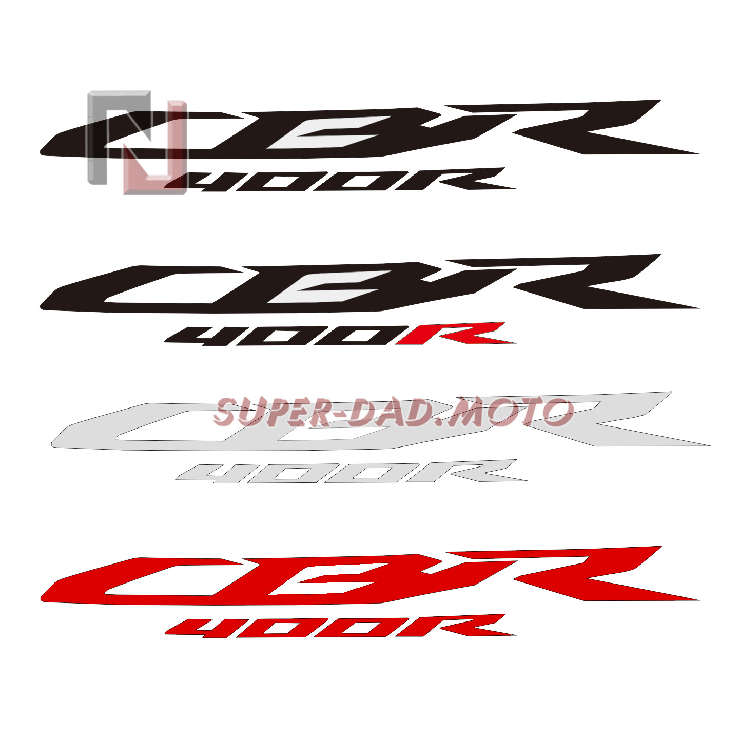 适用于本田CBR400R 22-25年新款油箱侧板贴纸 全车贴花 CBR400R贴