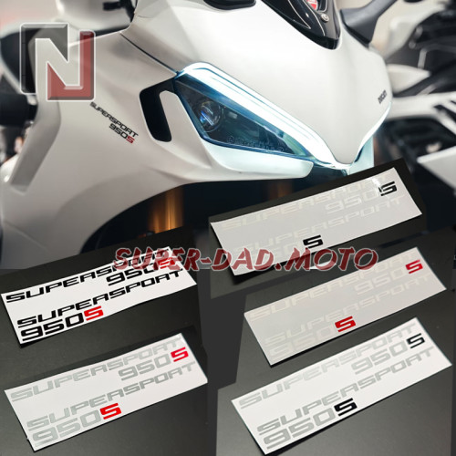 适用于杜卡迪SuperSport s鸰速950s 左右侧板贴花 外壳贴花 贴纸