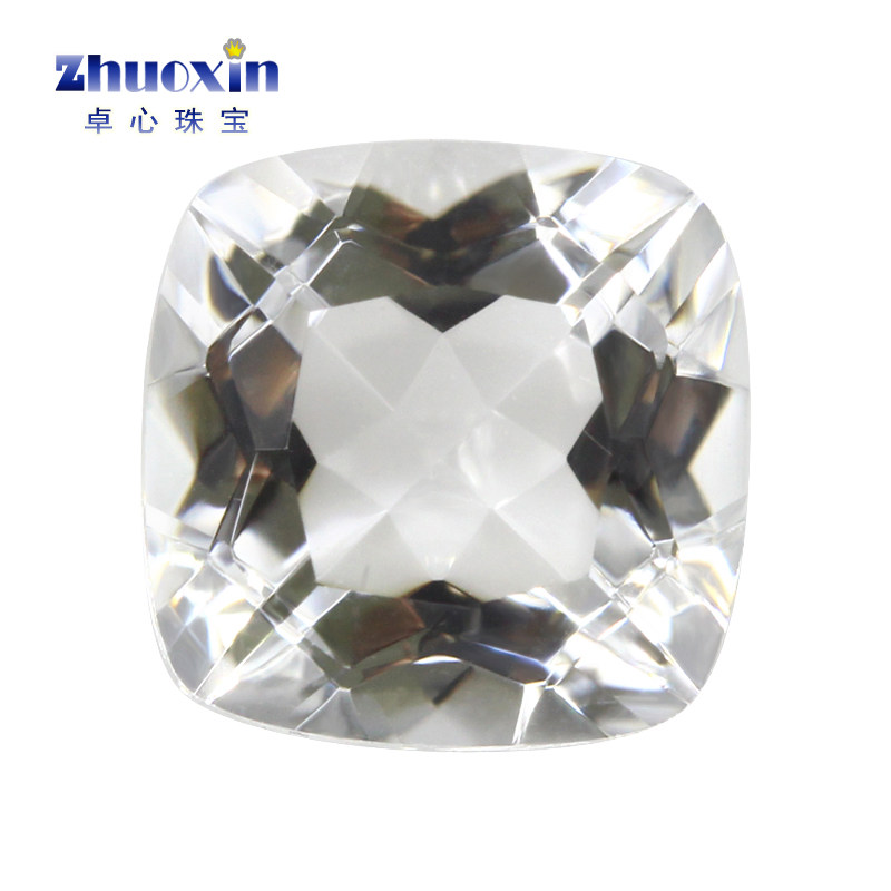 肥正方天然白水晶裸石 净体白色水晶垫型枕型尖底刻面通透镶嵌用,饰品/流行首饰/时尚饰品新,DIY配件,淘宝优惠券,粉丝福利购,淘宝优惠卷